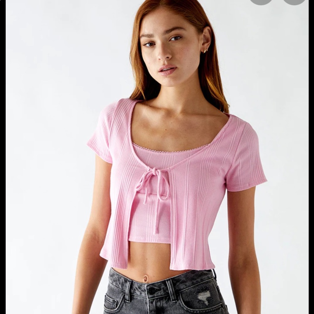 PacSun Blissful Tank and Cardigan Two piece